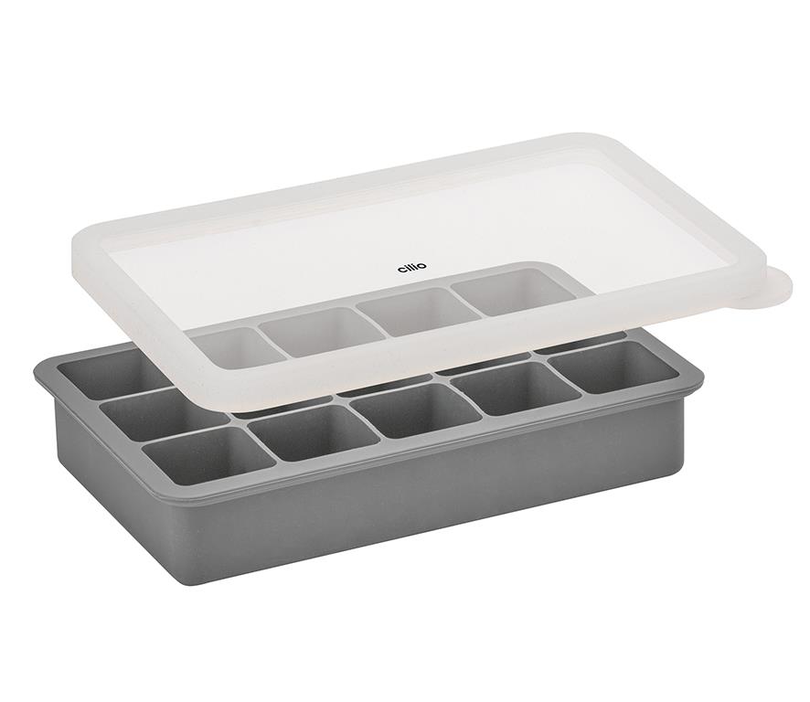 Cilio Eismaschine Eiswrfelform 15Stk BLOKS grauwei - Image 2