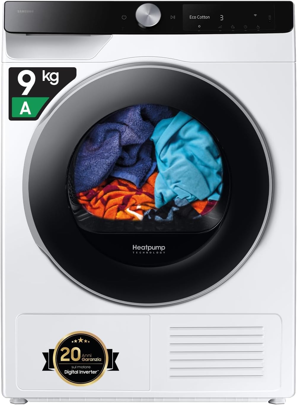 Sèche linge pompe à chaleur Samsung DV90DG6845LK