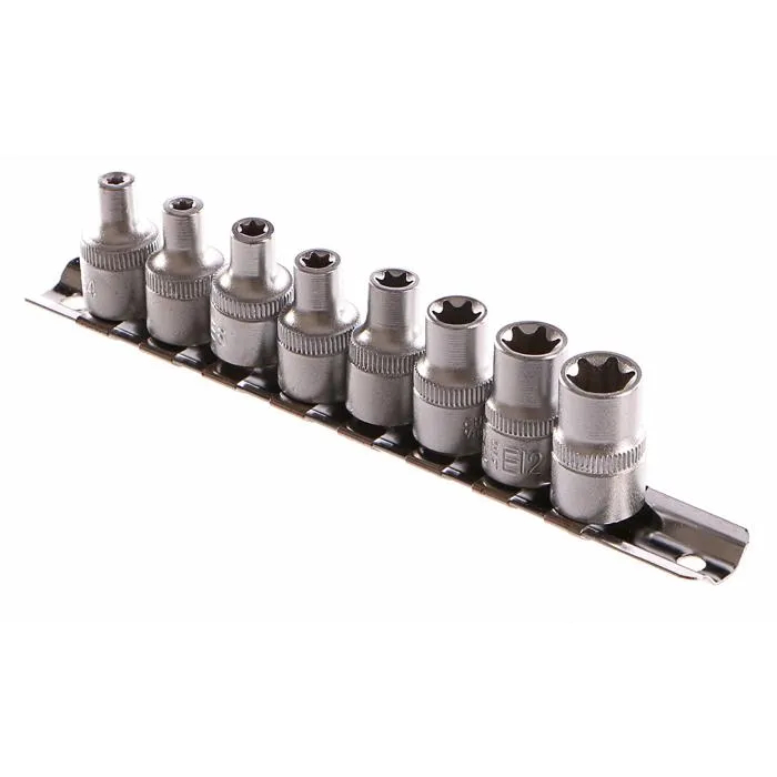 Import 8-Teiliger Torx-Steckschlüsselsatz E4-14Mm 3/8"Crv(5/20)