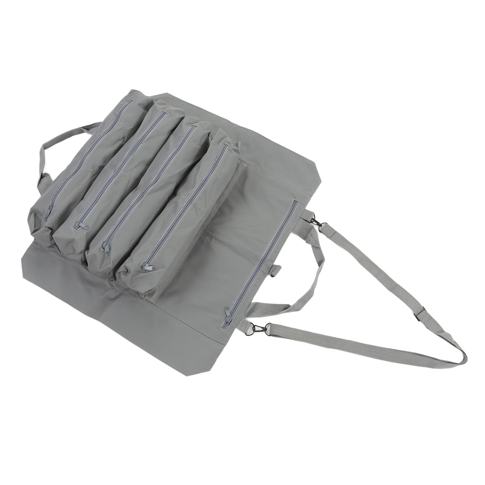 Sac à outils pliable à accrocher, pochette multifonctions pour clés et outils, gris