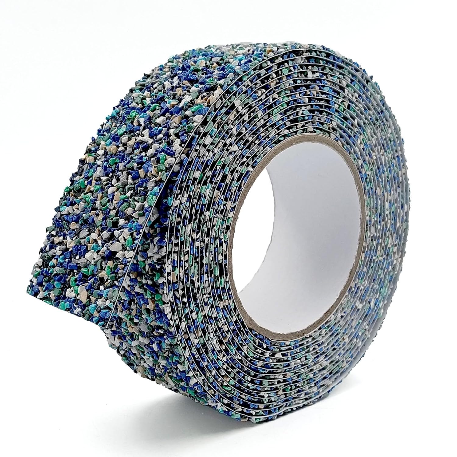 Ruban adhésif antidérapant en caoutchouc bleu, 5 cm x 5 m, imperméable, pour escaliers et sols
