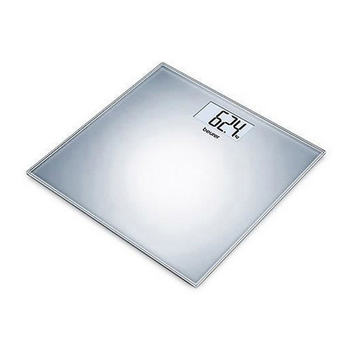 Gs 202 --badewaage Digital Glas, Lcd, Silber - Beurer