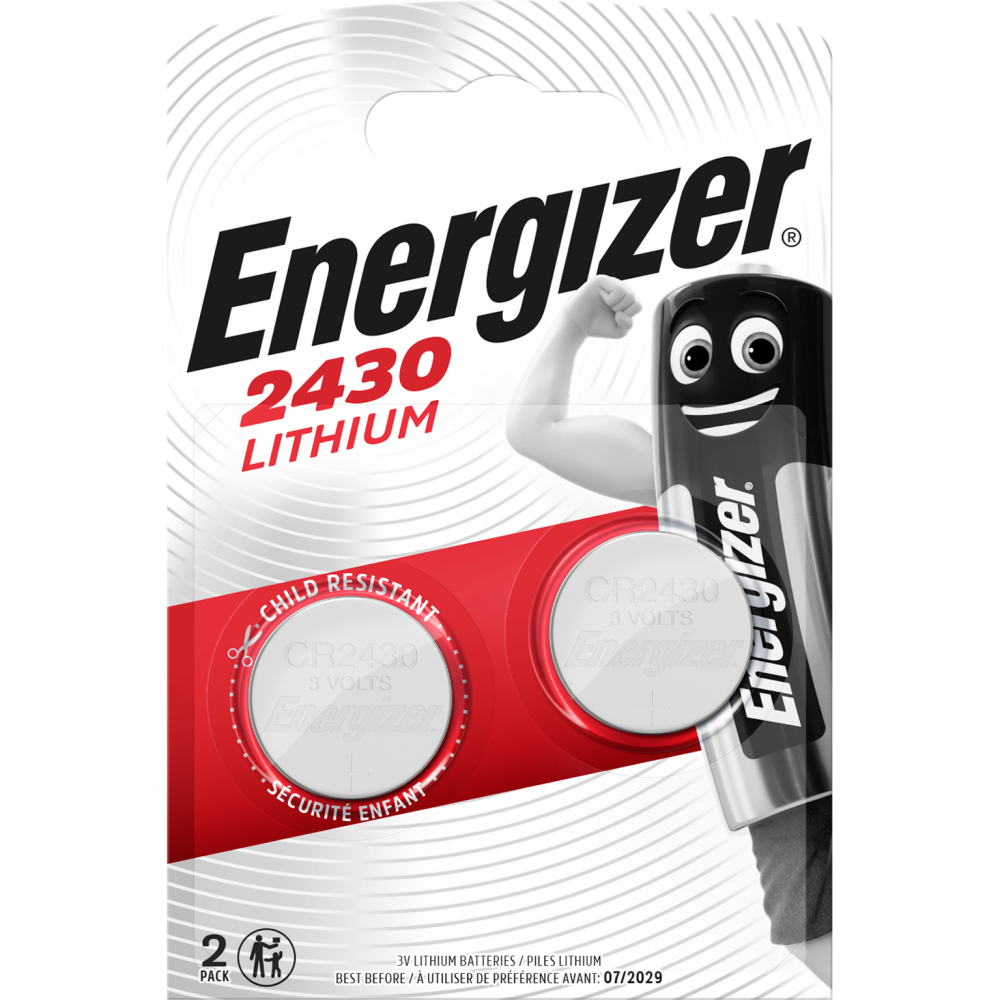 Energizer - Knopfzelle Cr 2430 3 V 2 St. 290 Mah Lithium Cr2430