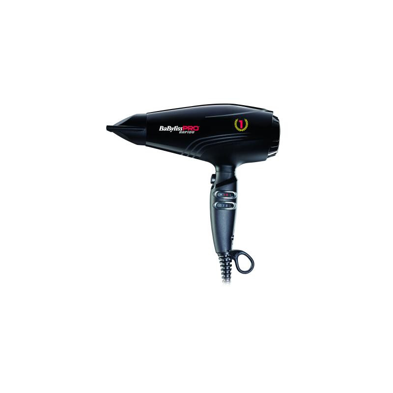 Asciugacapelli Babyliss Pro Rapido Nero (bab7000ie)