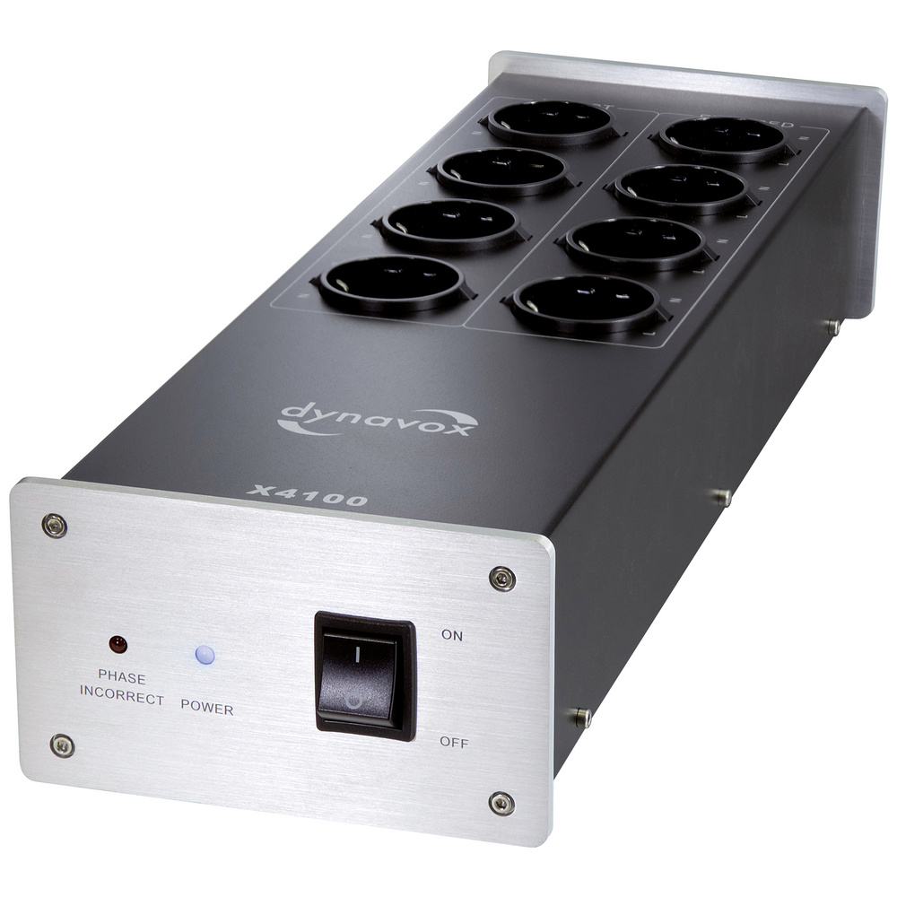 Dynavox Silber Steckdosenleiste, Steckdosenleiste X4100s (8X, Cee 7/7, 1.50 M) - Image 3