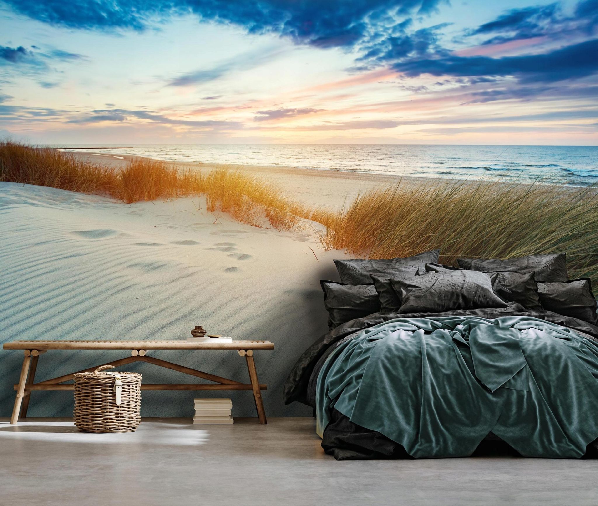Wallarena Vlies Fototapete Strand Und Meer 150x105 Cm, Tapeten, Für Wohn Und Schlafzimmer, Vliestapete Wandtapete Tapete 3d Effekt- Inkl. Kleister - Tropisch