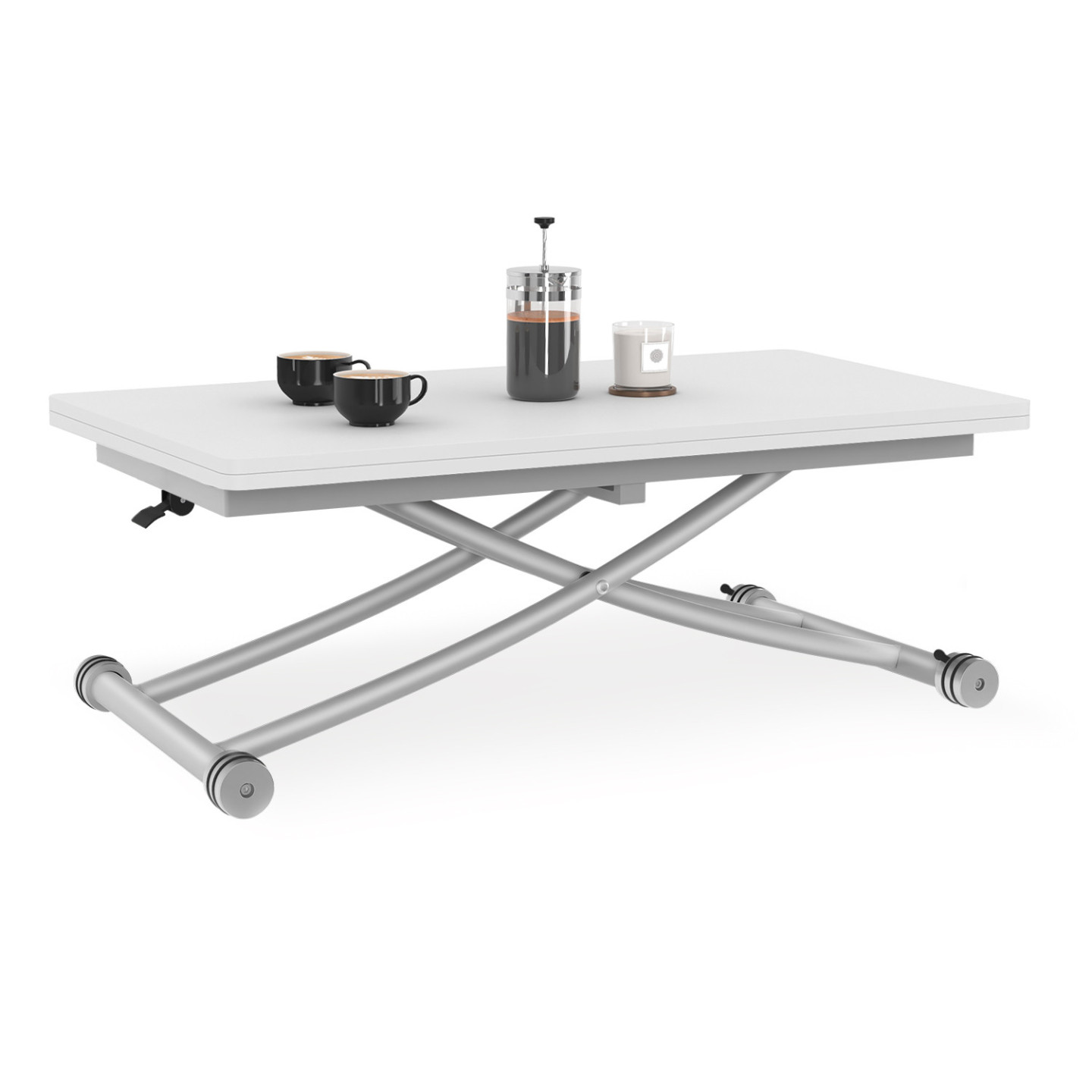 Table Basse Extensible Relevable En Table À Manger Rectangulaire Urbana