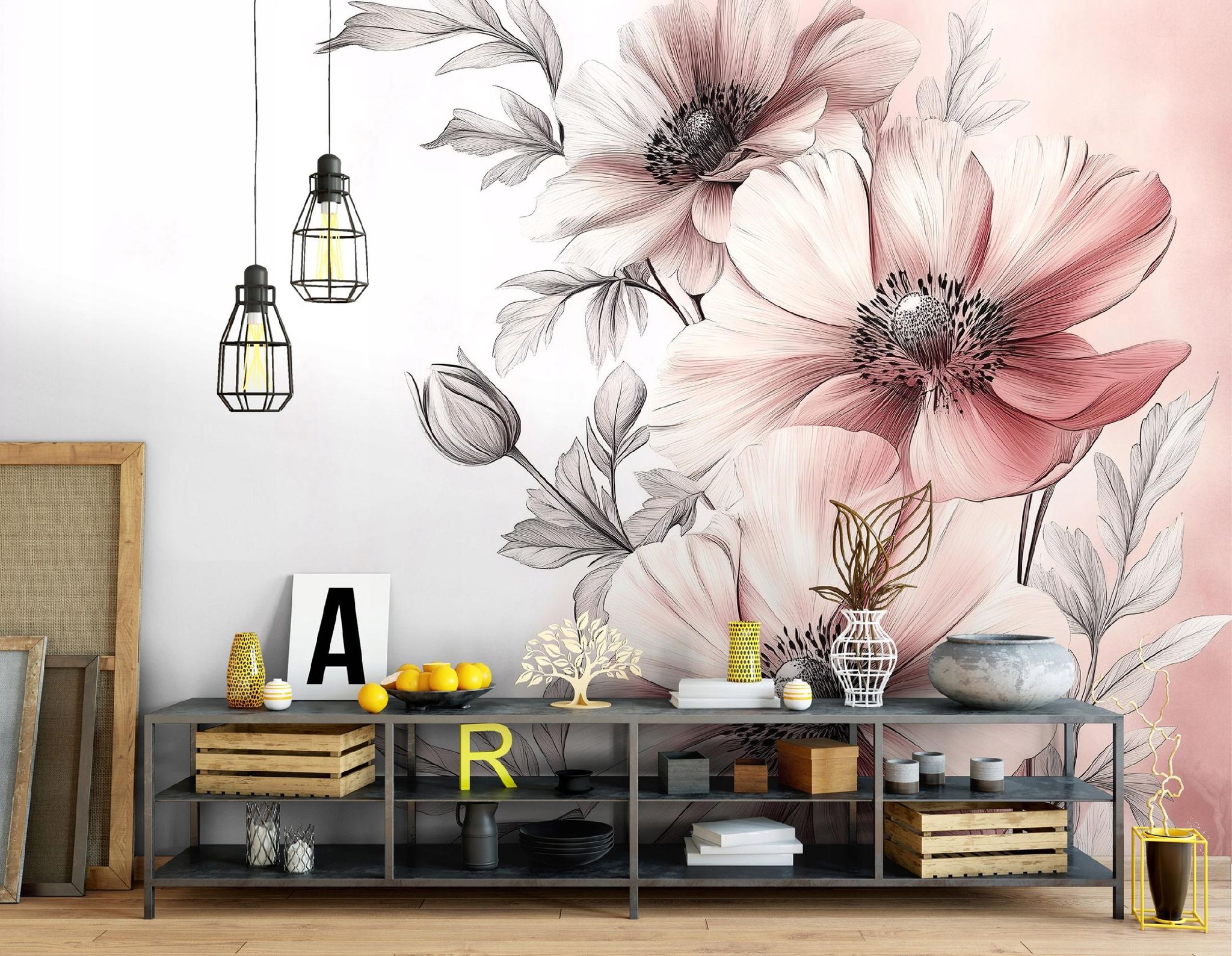 Wallarena Vlies Fototapete Blumen 350x250 Cm, Tapeten, Für Wohn Und Schlafzimmer, Vliestapete Wandtapete Tapete 3d Effekt- Inkl. Kleister - Rosa Natur Blume,