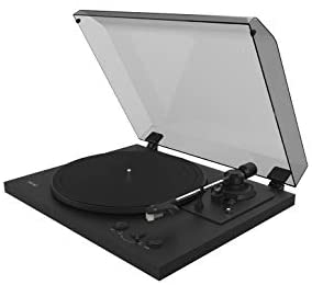 TEAC TN-175-B, Audio-Plattenspieler mit Riemenantrieb, Vollautomatisch, Schwarz, MDF-Platten, 33 1/3,45 RPM, DC-Motor - Bild 8