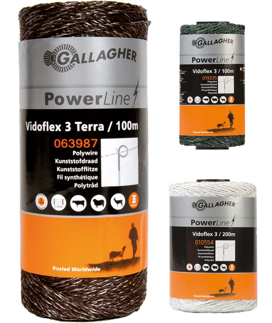 Gallagher Weiß Faden Vidoflex Powerline - Bild 2