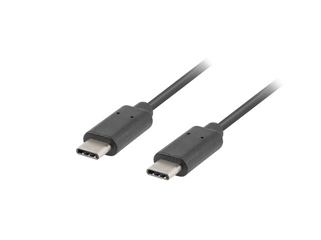 Lanberg Schwarz Usb 2.0 Typ-C Kabel Stecker/Stecker 1 M