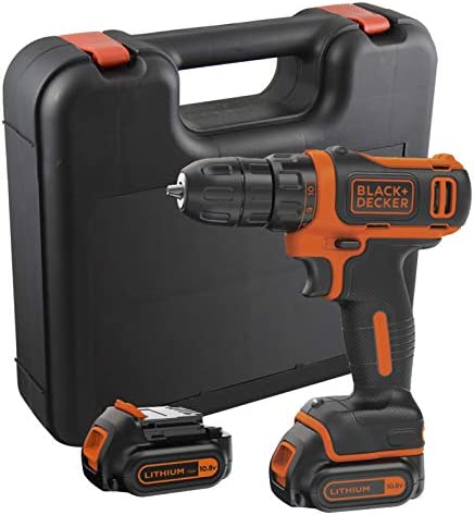 Black & Decker Visseuse Sans-Fil Black+Decker Bdcdd12kb-Qw 12V Avec 2 Batteries 1,5 Ah Et Chargeur