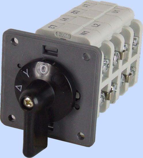 Elektromet Stern-Dreieck-Nockenschalter 3P 25A Ip44 Arc 25-21 922509