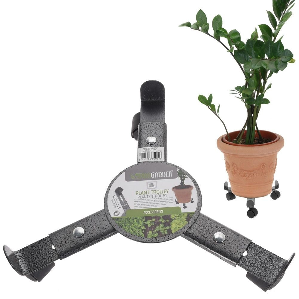 Progarden Grau Sockel Mit 3 Verstellbaren Metallrädern 22,5-30Cm