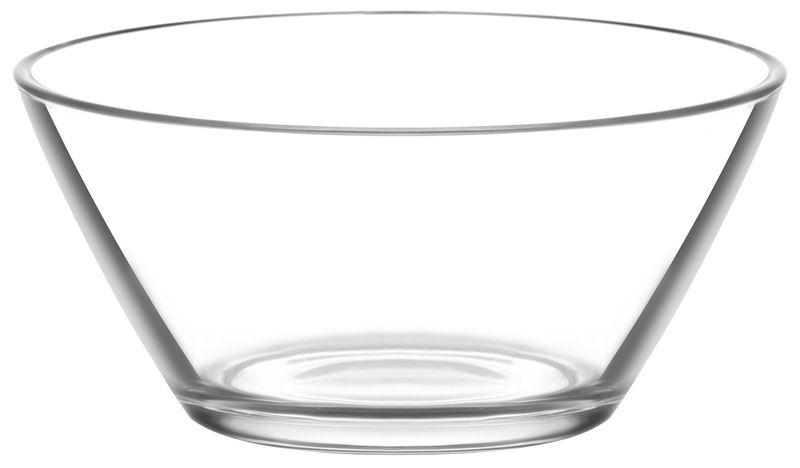 Bigbuy Bol Vega Lav, En Verre, 215 Ml, 105x48 Mm, Pack De 6 Pieces