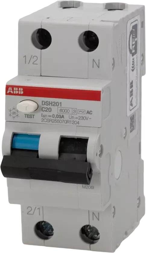 Abb Fehlerstromschutzschalter Dsh201 C20 20 A 30 Ma