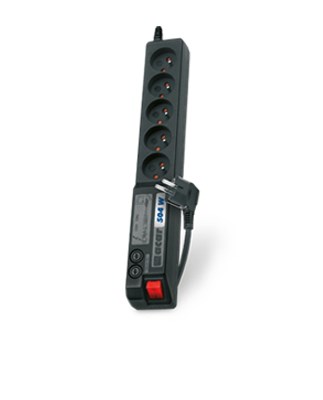Bettacare Schwarz Acar 504Wf Überspannungsschutzleiste 3,0 M