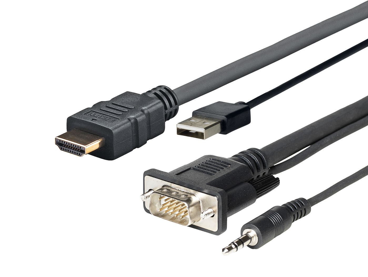 Schwarz Pro Hdmi+Usb+Vga/Audio - Bild 5