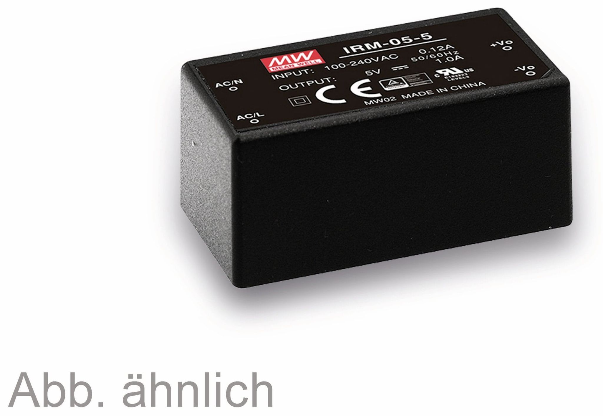Mean Well Ac/Dc-Printnetzteil Irm-05-12, 12 V-/0,42 A, 5 W