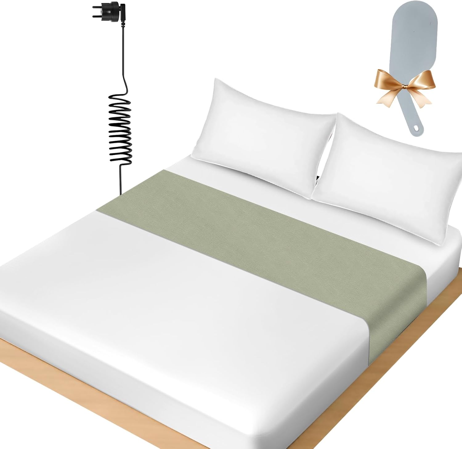 Drap De Mise À La Terre Universel Pour Lit - Coton Bio Avec Fibre