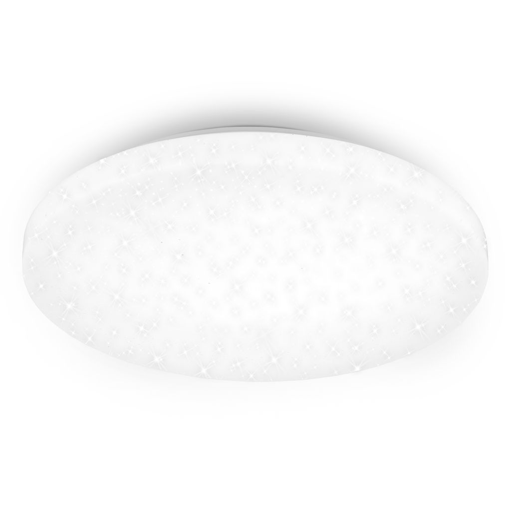 Brilo - Led Deckenleuchte 6,3 Cm 24 Watt Ip44 Spritzwasserschutz 2600lm Weiß Ner