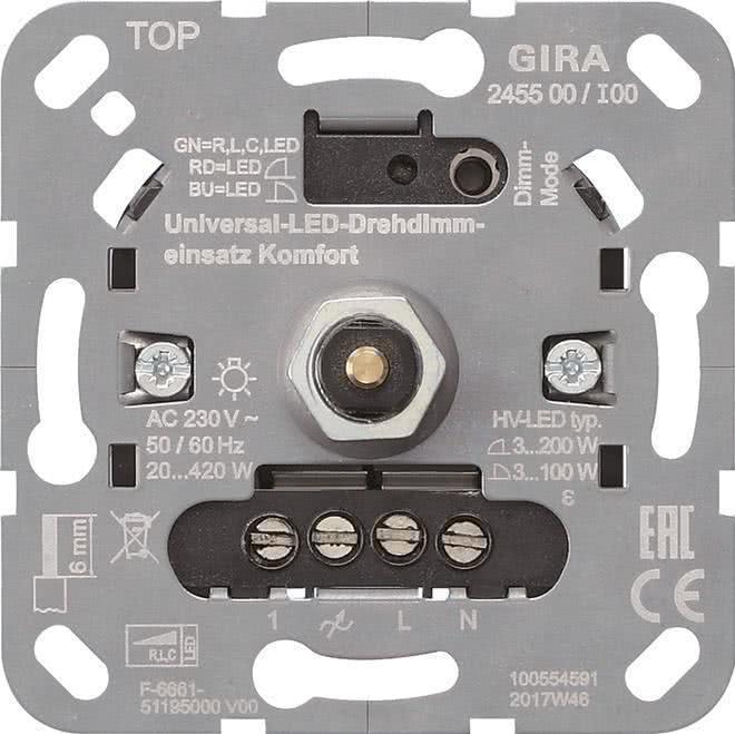 Gira 245500 S3000 Uniled Dimmer Led Universale