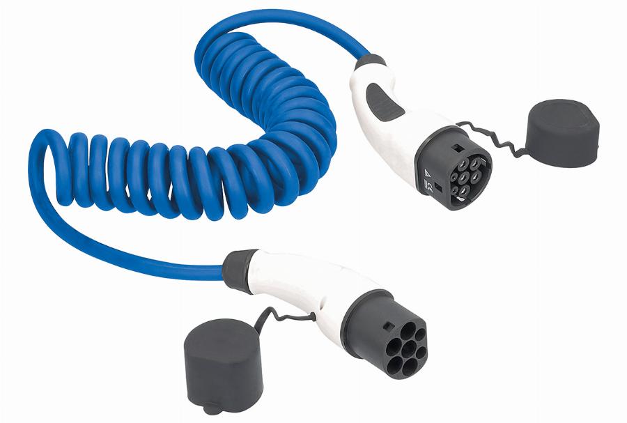 As - Schwabe Ladekabel Typ 2 Für Elektrofahrzeuge 5 M 22 Kw 3-Phasig 32 A