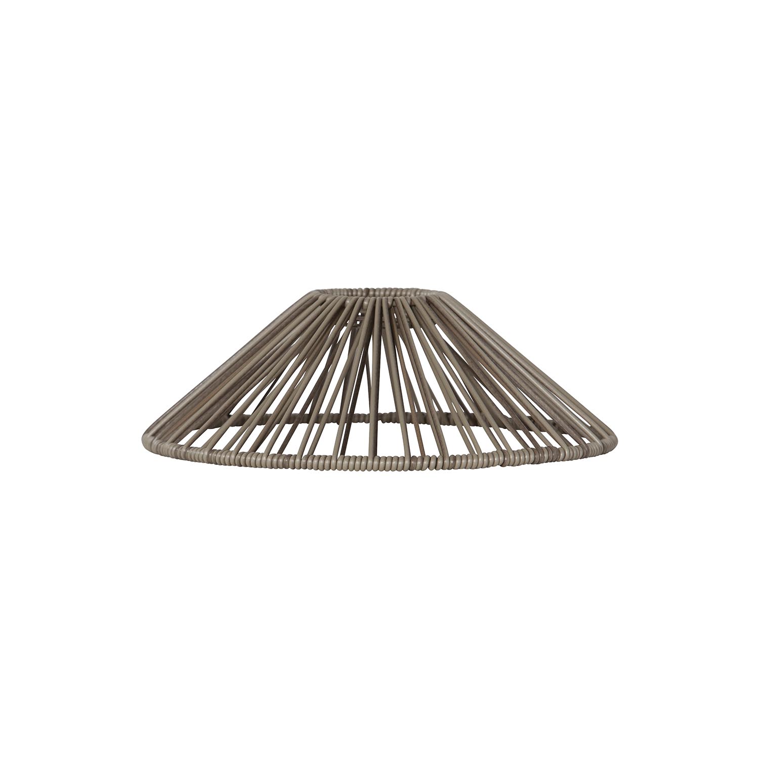 Star Trading Beige - Lampenschirm Vide, Rattan, E27, Außenbereich, ⌀ 25 Cm