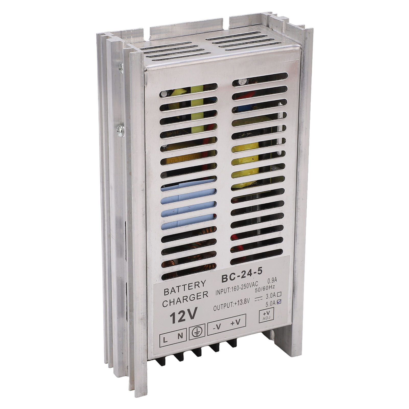 Chargeur de batterie à courant constant pour groupe électrogène, alliage aluminium, 160‑250 V DC 12 V