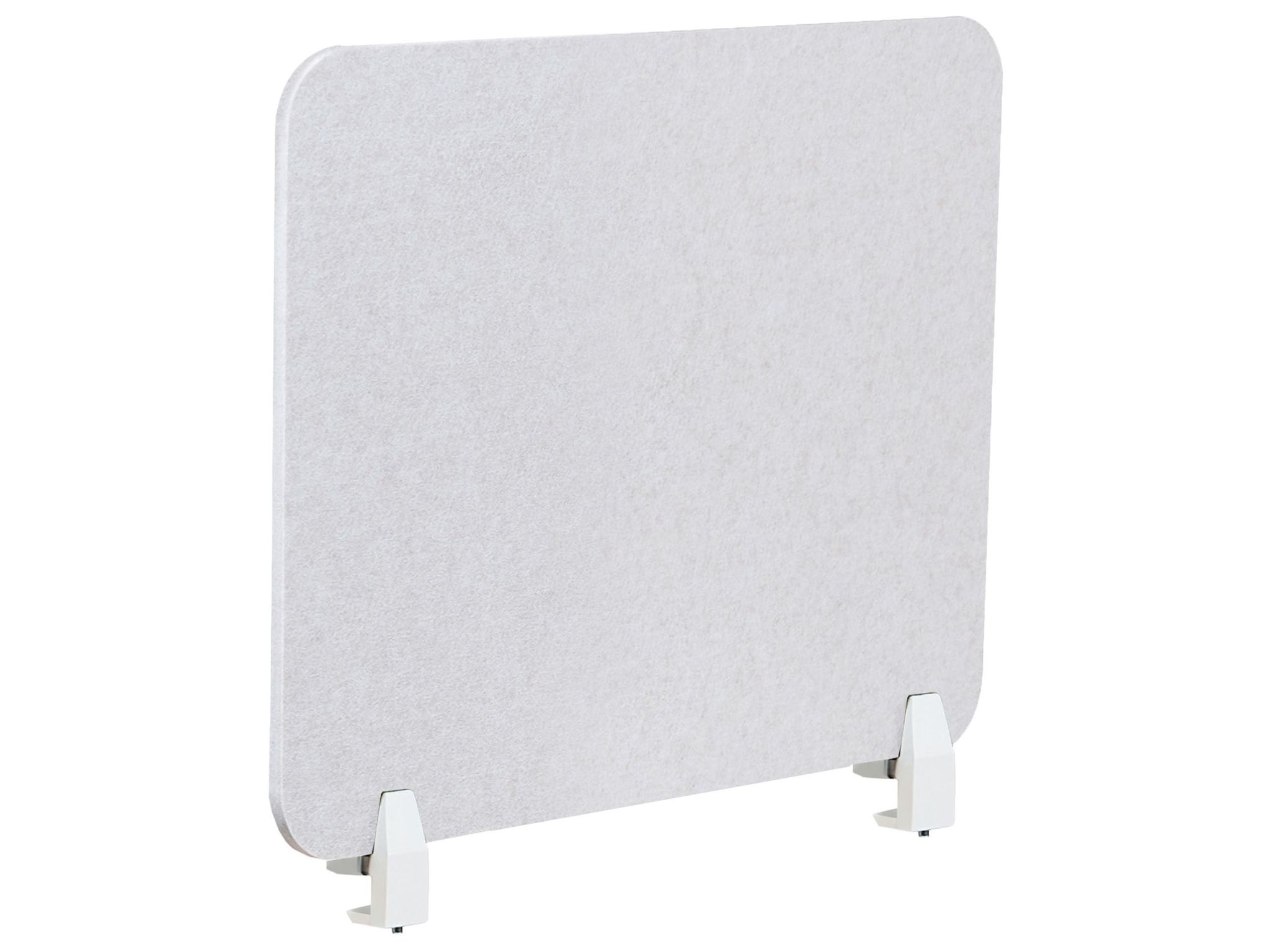 Beliani Desk Screen 72 X 50 Cm Off-white Split