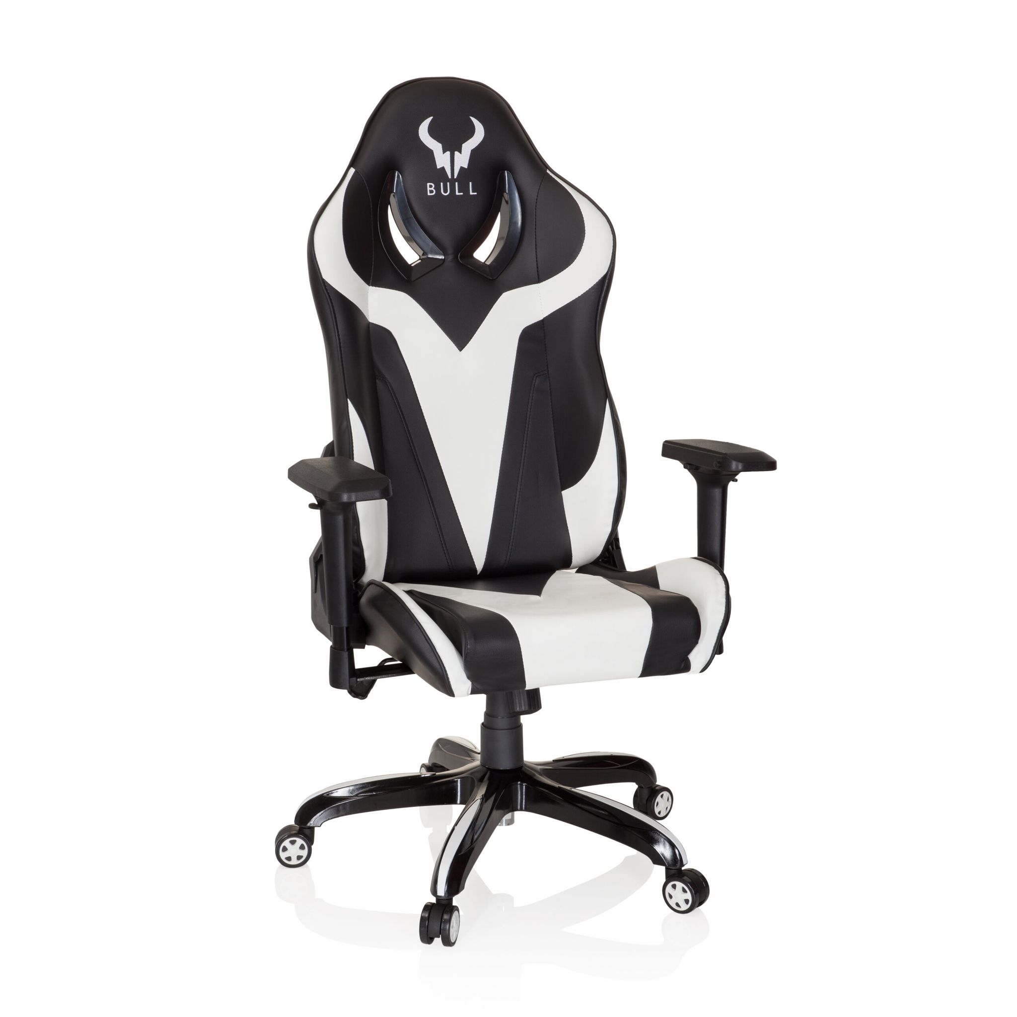 Hjh Office Schwarz/Weiß Promoter I - Gamingstuhl - Bild 3