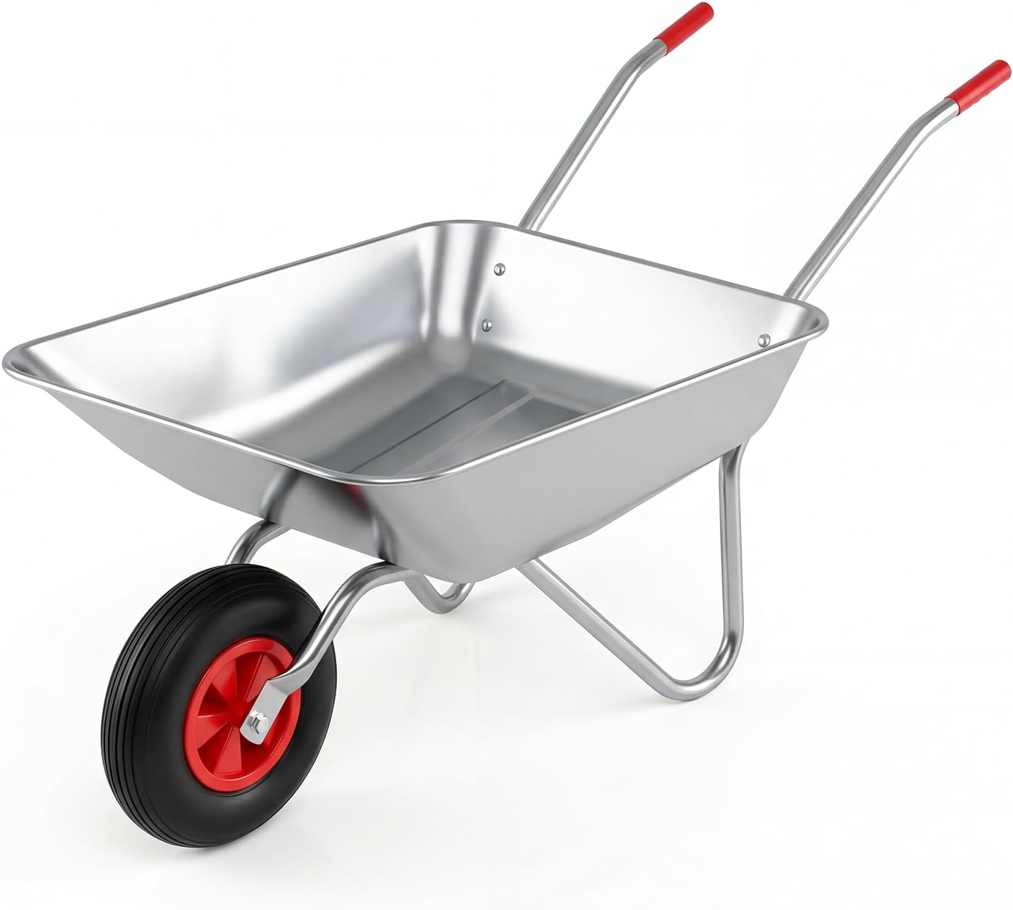 Costway Carriola Da Giardino,2 Manici Ergonomici E Ruota,capacit� 62,5 COSTWAY