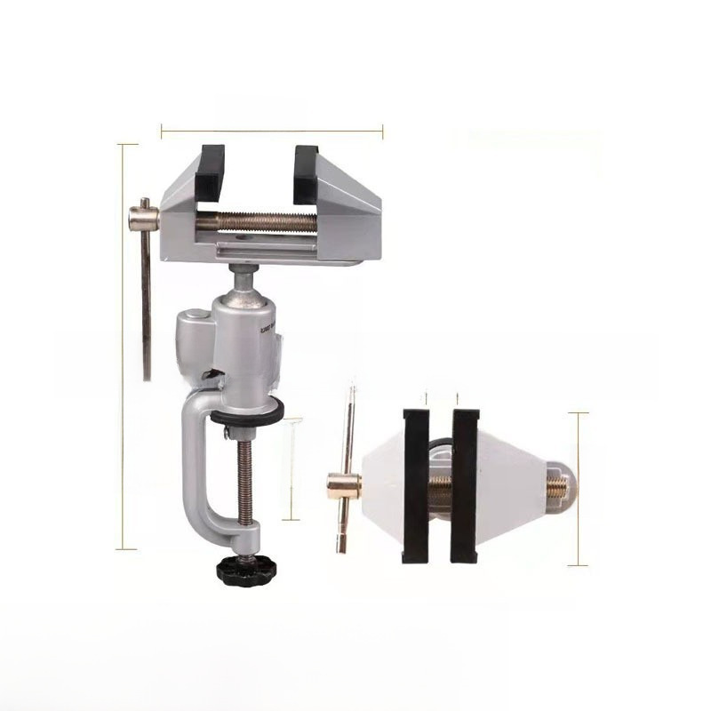 Étau rotatif multifonctionnel en alliage d'aluminium, support universel pour perceuse, meuleuse d'angle et polissage