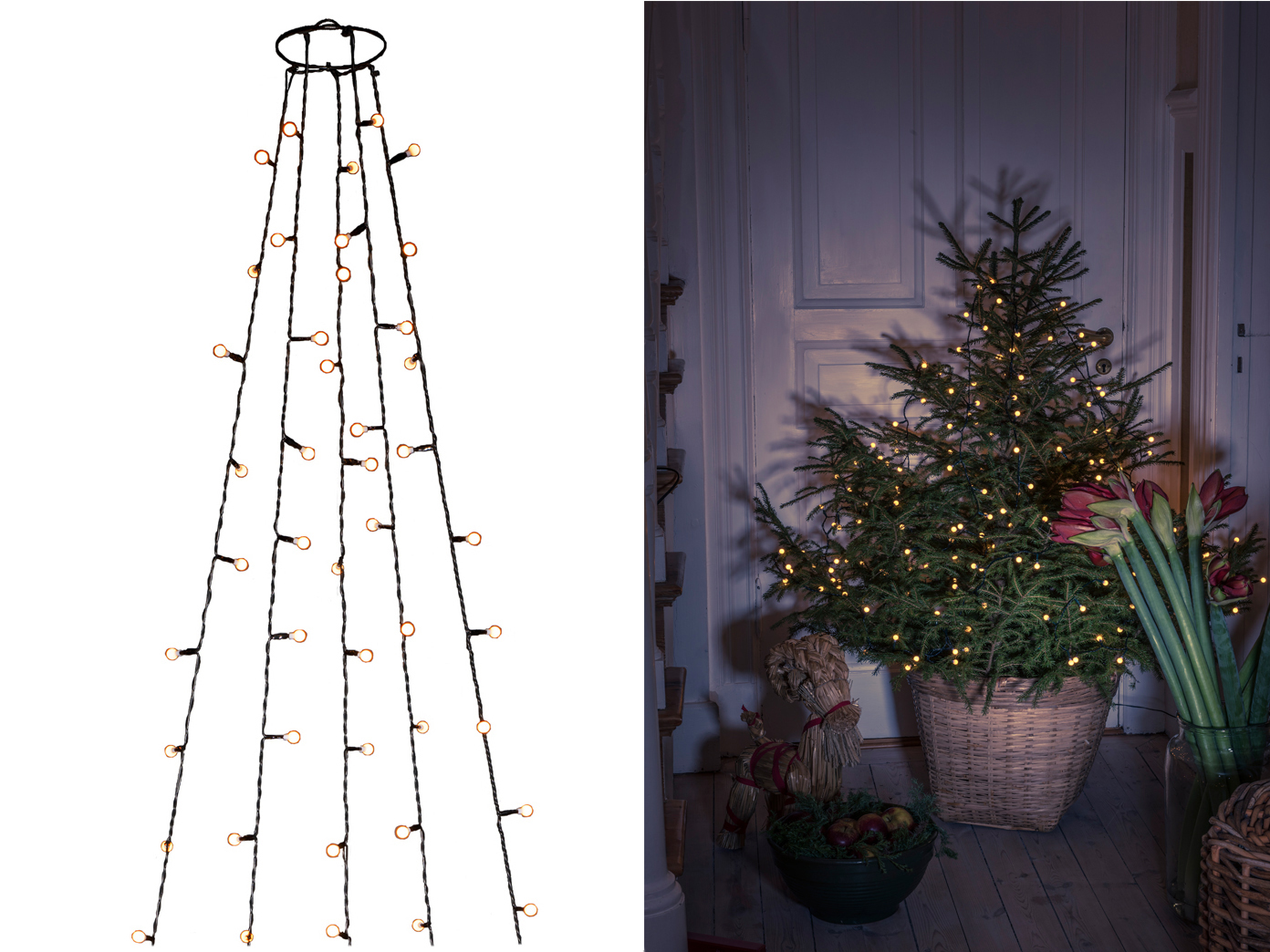 Konstsmide 6369-820 Led-Baummantel Innen Eek: G (A - G) Über Steckernetzteil Anzahl Leuchtmittel 25