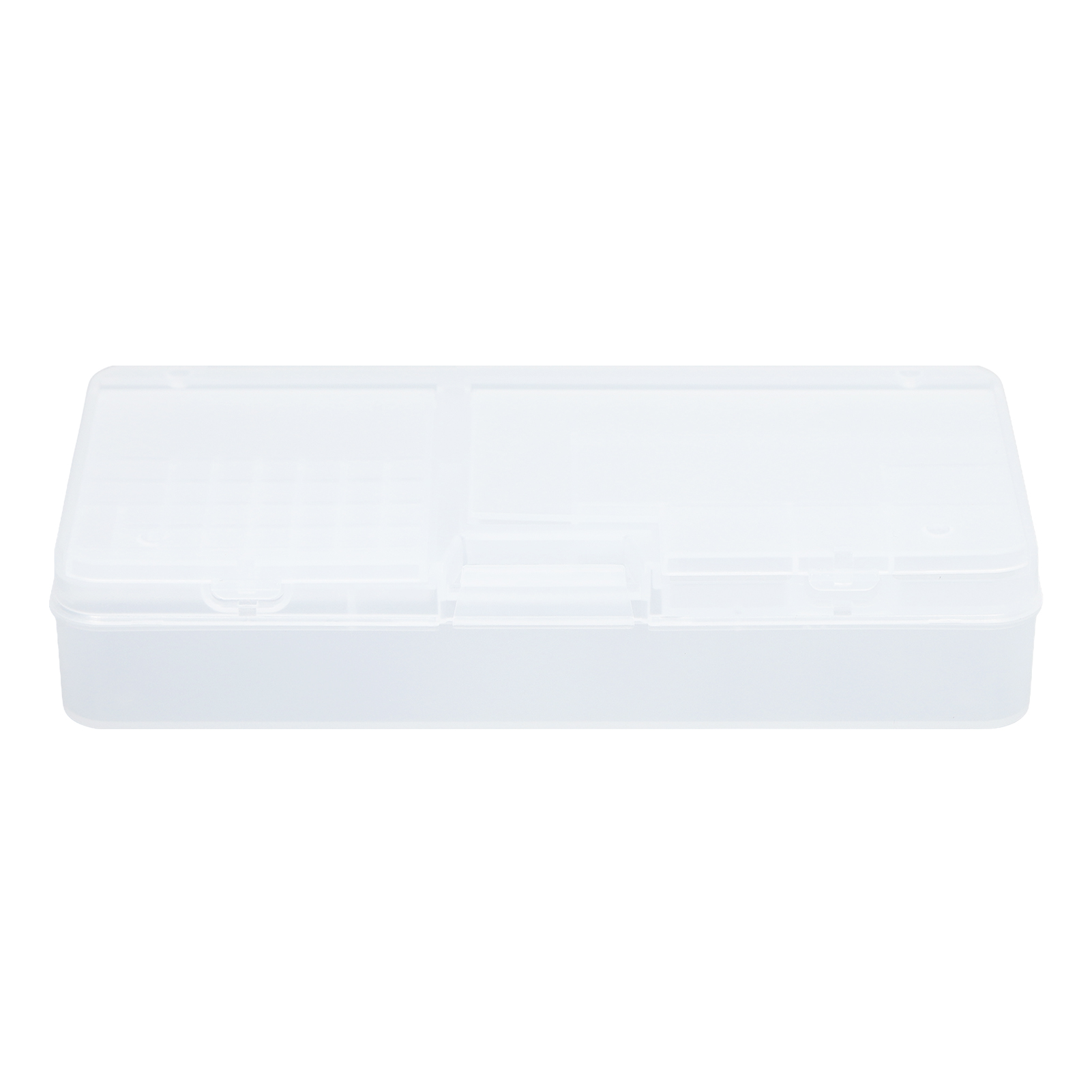 Boîtes de rangement transparentes à compartiments pour vis et pièces, plastique ABS, lot de 3