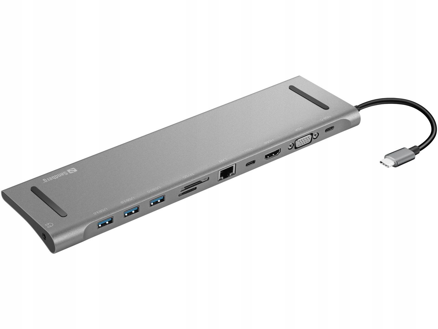Sandberg Grau Usb-C 10-In-1 Dockingstation 136-31 - Bild 6