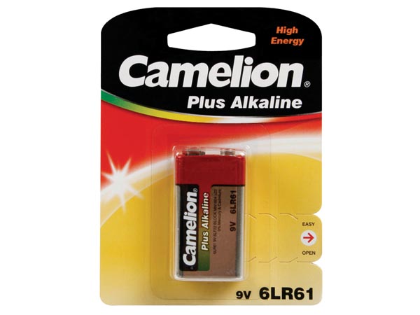 Camelion Perel - Alkali-Mangan - 9-V-Block - 500 Mah (1 St. / Blisterverpackung)