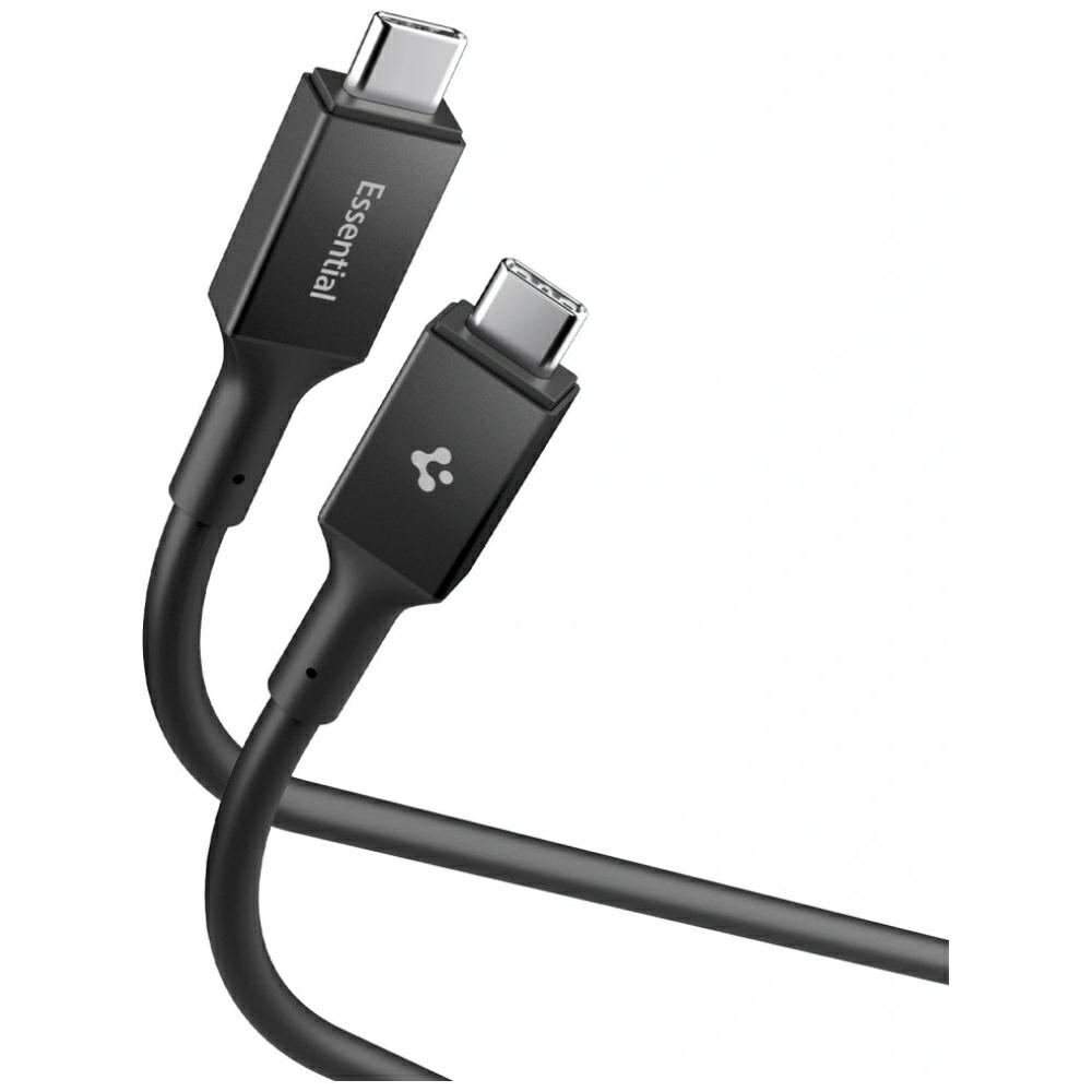 Swissten Spigen ACA09460 Essential USB-C auf USB-C 100W Kabel 2m schwarz / USB 3.2 Gen1 (2 m, USB 3.2 Gen 1, 100 W), USB Kabel - Bild 3