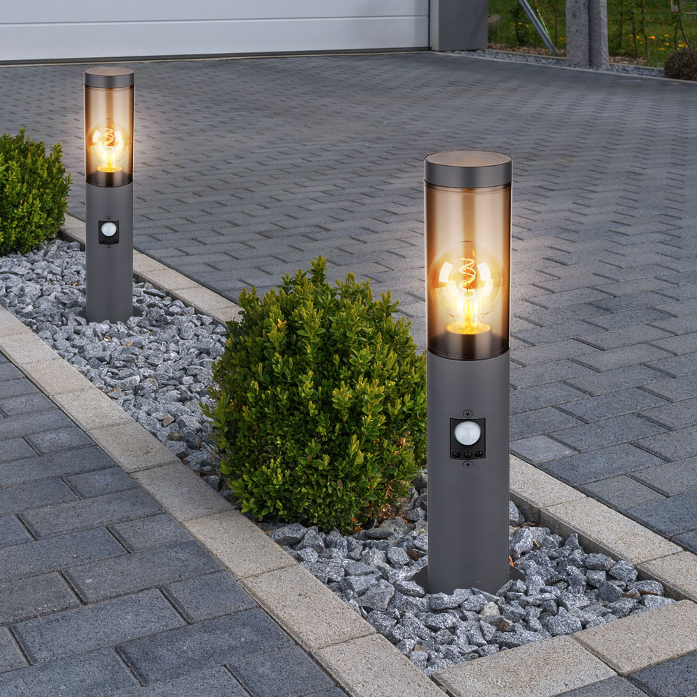 Eclairage Extérieur Lampadaire Lampadaire Fumée Anthracite Extérieur