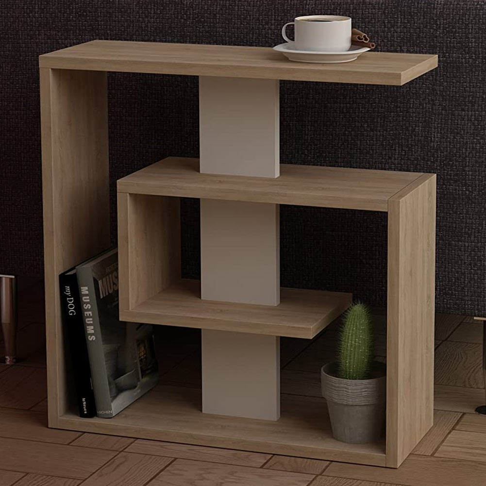 Decortie Saly Table D'Appoint Compacte Moderne À 3 Niveaux Avec