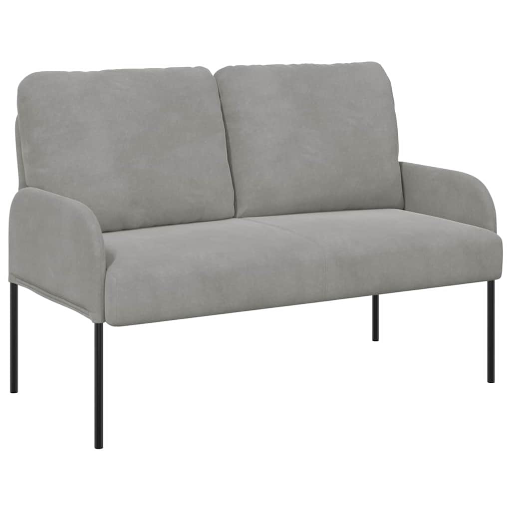 Sofas With Cushion 110cm Light Grey Plywood Vidaxl
