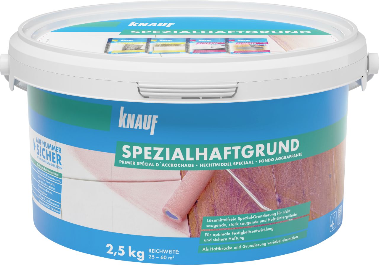 Spezialhaftgrund 2,5 Kg Grundierung Orange Innen Und Außen - Knauf