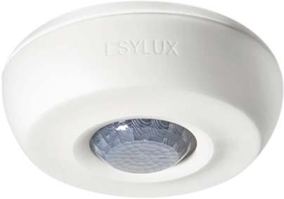 ESYLUX EB10430442 montage apparent (en saillie) Détecteur de présence pour plafond 360 ° blanc IP40