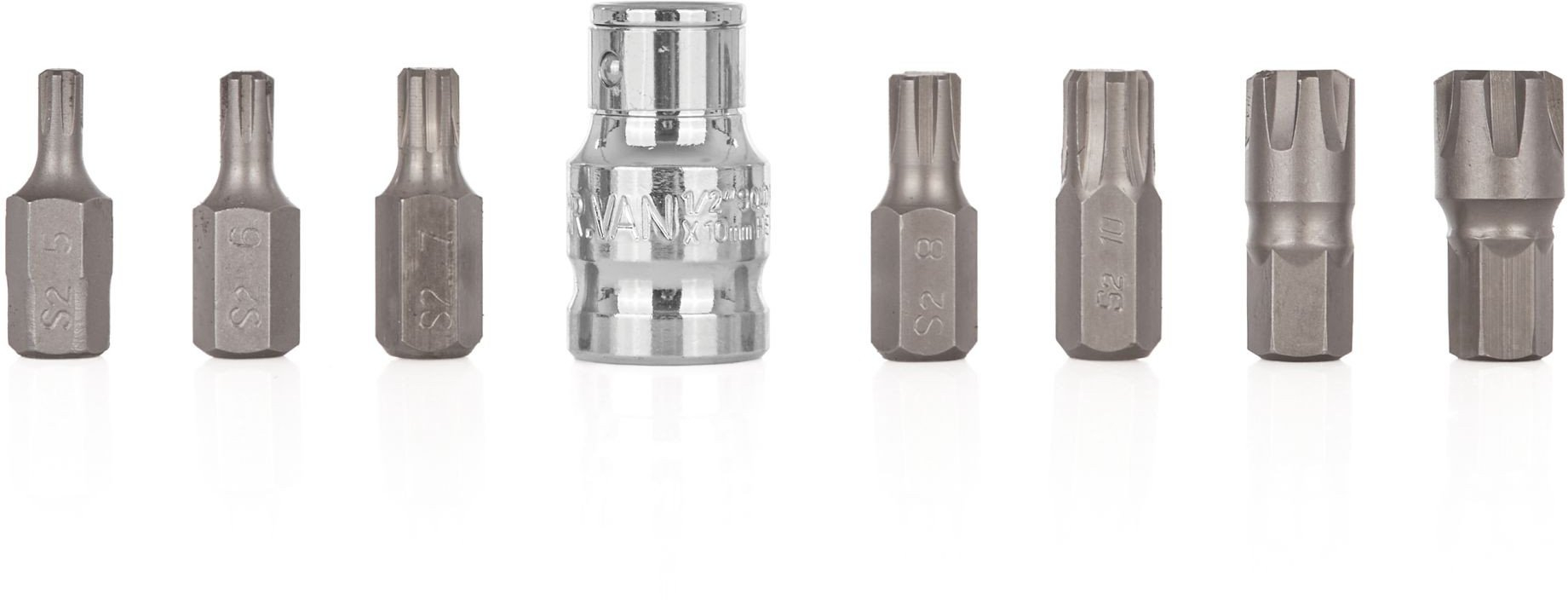 Import Schraubendreher-bit-set Geko Ribe 30mm 8 Stück