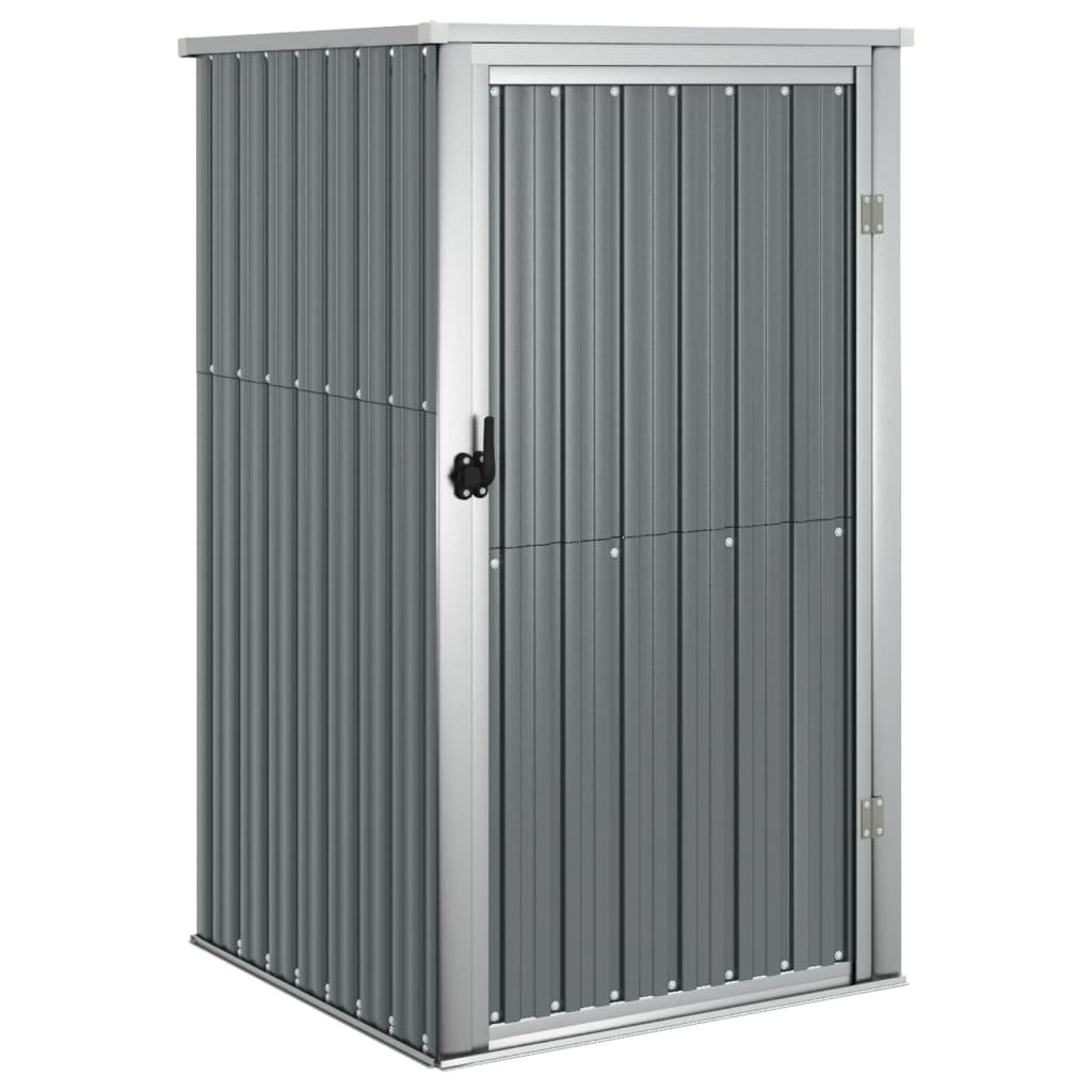 Gerätehaus Grau 88x89x161 Cm Verzinkter Stahl - Vidaxl