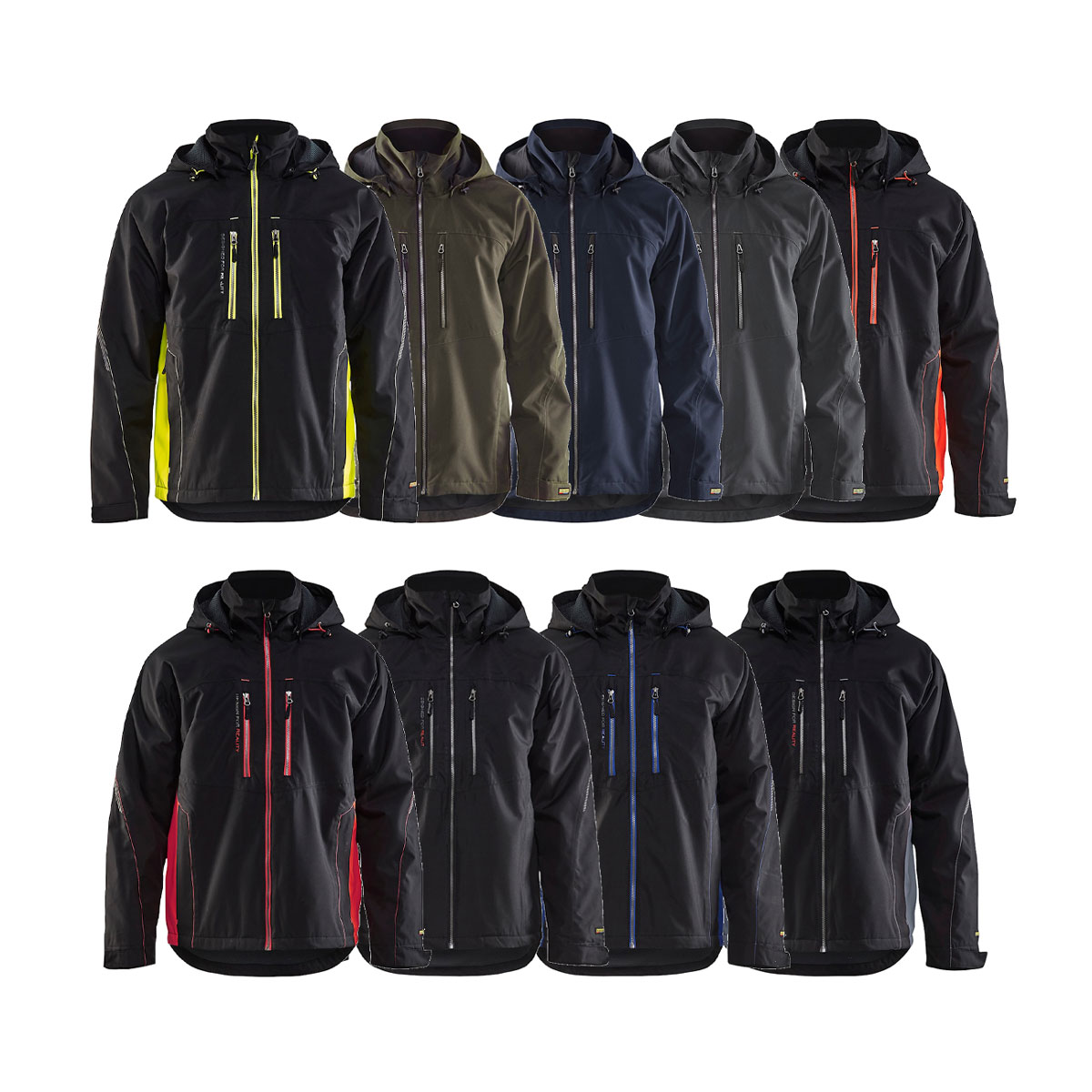 Blakläder Herren Grün Arbeitsjacke, Wasserdichte Winterjacke (L) - Bild 4
