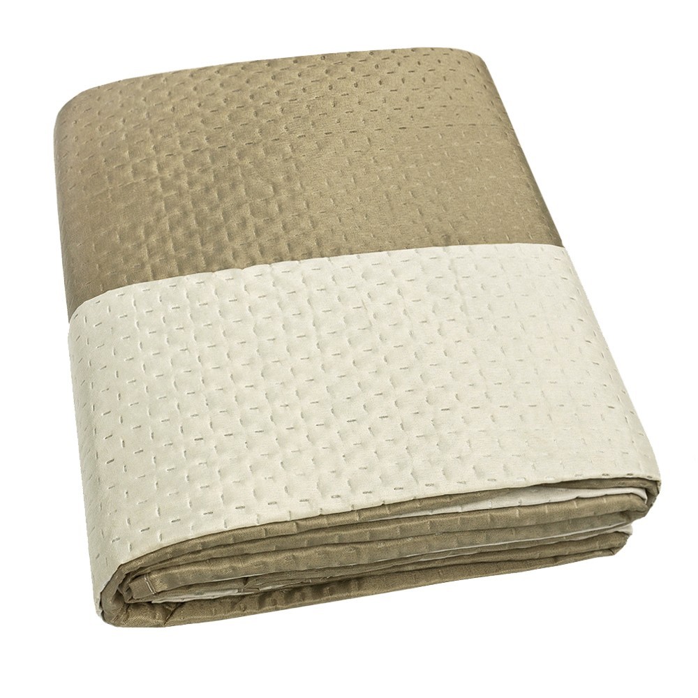 Trapuntino Copriletto Double Face Mezza Stagione Coperta Trapunta L...