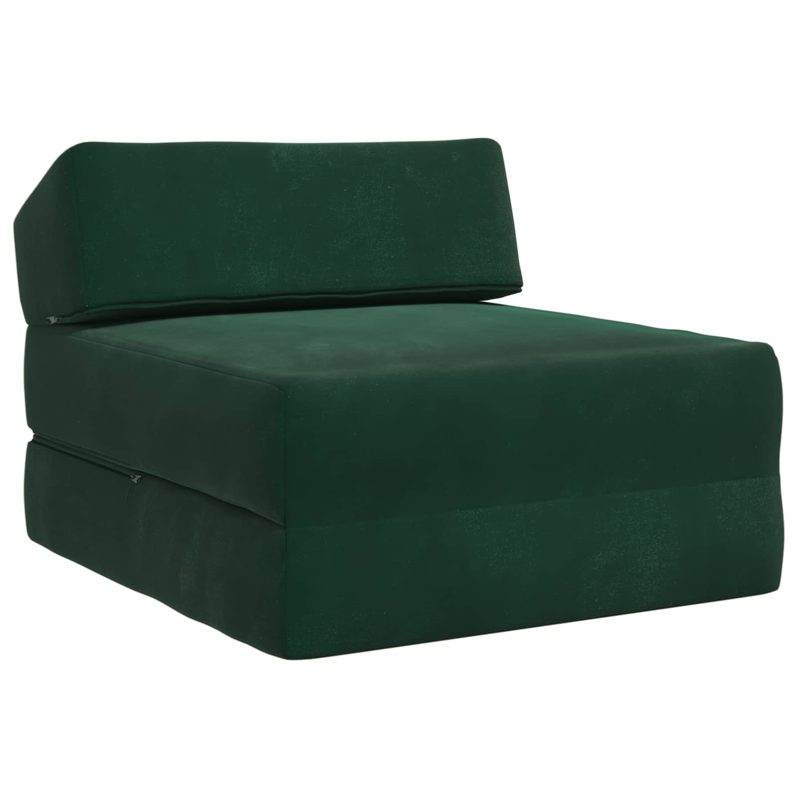 Foldable Sofa Bed Dark Green 60 X 70 X 41 Cm Fabric Vidaxl