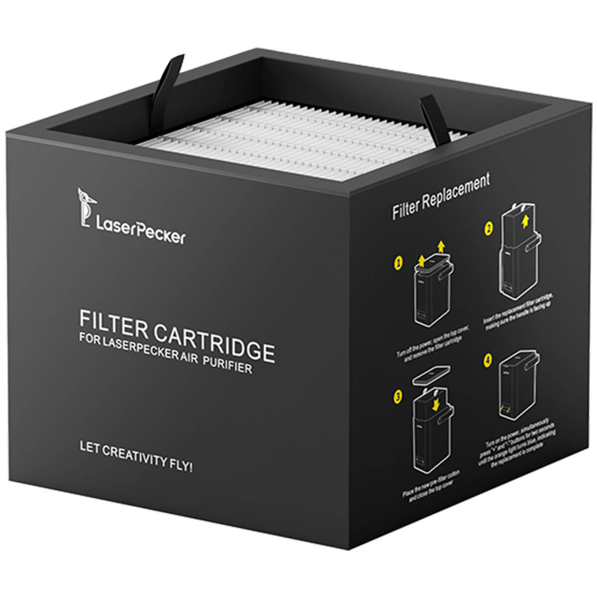 Laserpecker Air Purifier Smoke Canister Filter, Zubehör Luftbehandlung - Bild 4