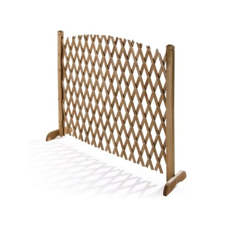 Verdelook Braun Flexy Holzgrill Ausziehbar 150X103 Cm Autoportant